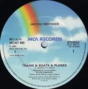 12inch Vinyl Single - Jacqui Brookes - Trains And Boats And Planes