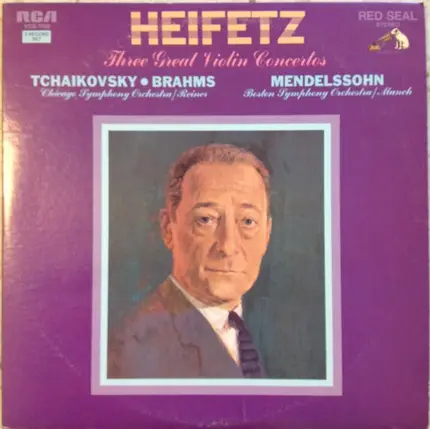 Jascha Heifetz - Three Great Violin Concertos