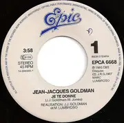 7inch Vinyl Single - Jean-Jacques Goldman / Michael Jones - Je Te Donne