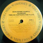 LP - Jean-Pierre Rampal , Georg Philipp Telemann - Twelve Fantasies For Flute - PCM Half Speed