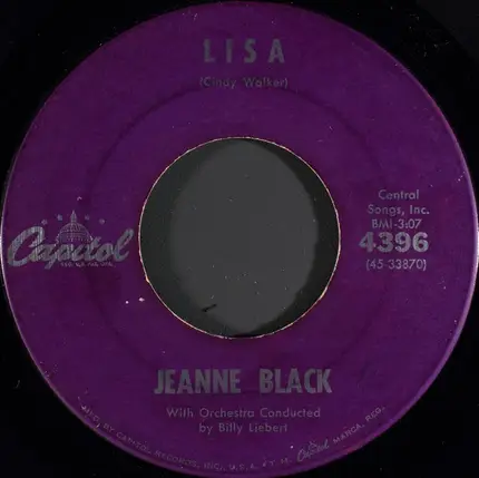 Jeanne Black / Jeanne And Janie - Lisa / Journey Of Love