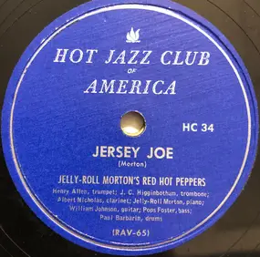 Jelly Roll Morton's Red Hot Peppers - Jersey Joe / Sweet Peter