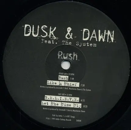 Jeremiah T. Dusk & Manchester Dawn Feat. The System - Rush