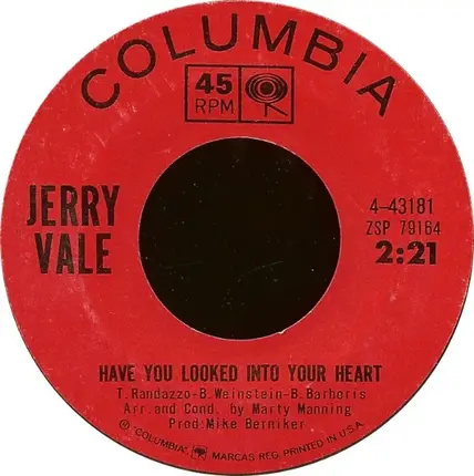 Jerry Vale - Have You Looked into Your Heart