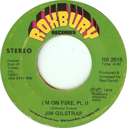 Jim Gilstrap - I'm On Fire