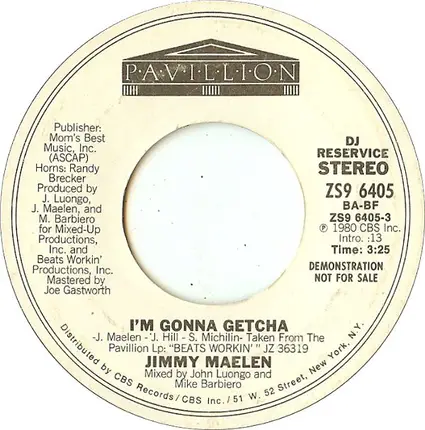 Jimmy Maelen - I'm Gonna Getcha