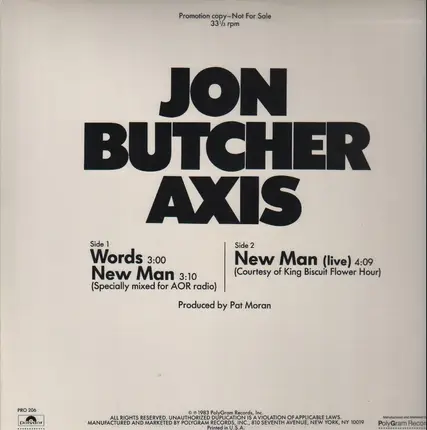 Jon Butcher Axis - Word