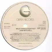 LP - Joni Mitchell - Wild Things Run Fast