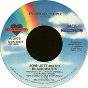 7inch Vinyl Single - Joan Jett & The Blackhearts - Everyday People / Why Can't We Be Happy