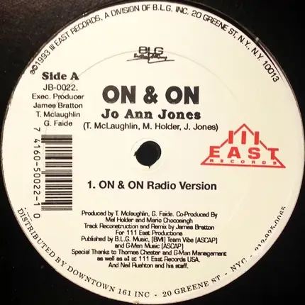 Jo Ann Jones - On & On