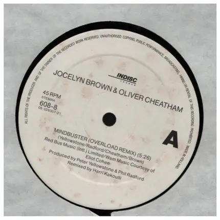 Jocelyn Brown & Oliver Cheatham - Mindbuster (Overload Remix)