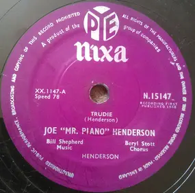 Joe "Mr Piano" Henderson - Trudie