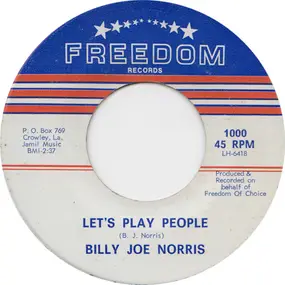Joe Norris - Let's Play People