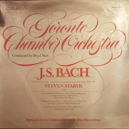 Bach - Concerto For Violin, String Orchestra And Continuo In E Major, BWV 1042