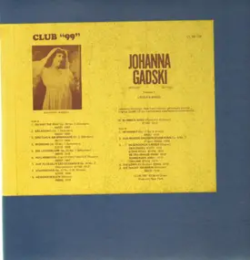 Johanna Gadski - Volume 1 - Lieder & Songs
