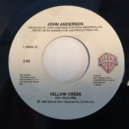 John Anderson - Countrified / Yellow Creek