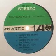 LP - John Coltrane - Coltrane Plays The Blues - black fan on labels