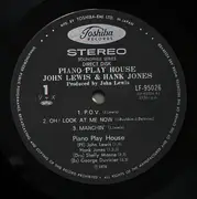 LP - John Lewis And Hank Jones - Piano Play House - Insert booklet