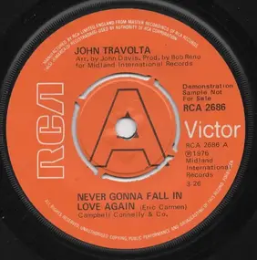John Travolta - Never Gonna Fall In Love Again / Razzamatazz