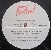 Double LP - John Lee Hooker & Canned Heat - Boogie With Hooker N´ Heat - Disques Festival