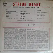 LP - Johnny Hodges , Earl Hines - Stride Right