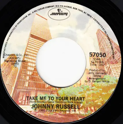 Johnny Russell - Here's To The Horses / Take Me To Your Heart