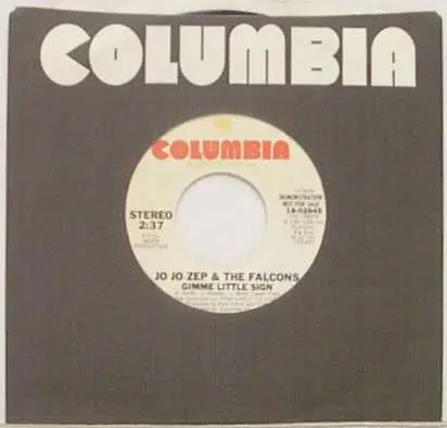 Jo Jo Zep and the Falcons - Gimme Little Sign / I Will Return