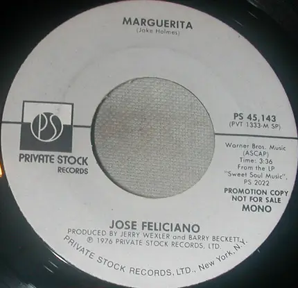 José Feliciano - Marguerita