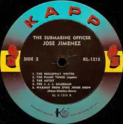 LP - Jose Jimenez - Jose Jimenez The Submarine Officer