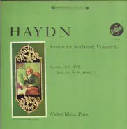 Haydn - Walter Klien - Sonatas for Keyboard Volume III