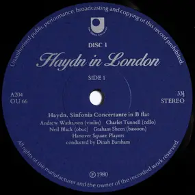 Franz Joseph Haydn - Haydn In London