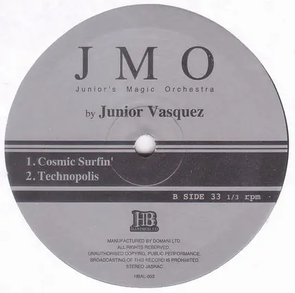 Junior Vasquez - JMO (Junior's Magic Orchestra)