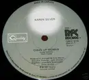 12inch Vinyl Single - Karen Silver - Clean Up Woman