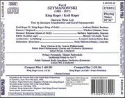 CD - Karol Szymanowski - King Roger / Król Roger ⦁  Prince Potemkin / Kniaz Patiomkin (Incidental Music)