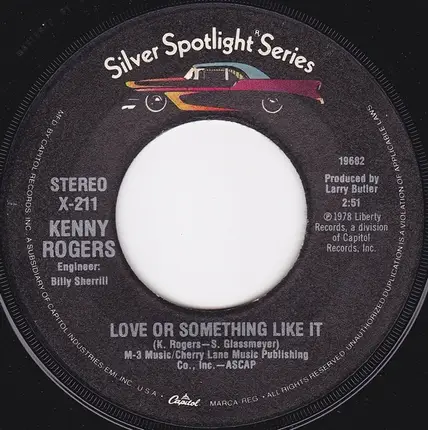 Kenny Rogers - Love or Something Like It