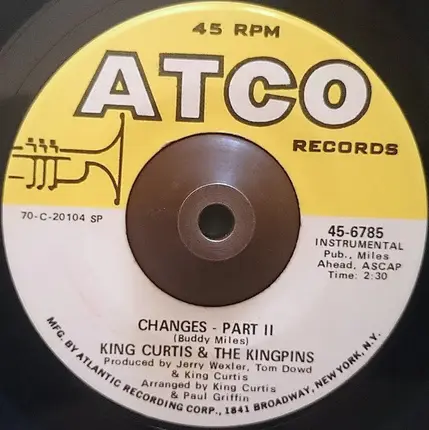 King Curtis & The Kingpins - Changes