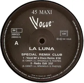 LA LUNA - Le Canto A La Luna (Remix Special D.Js)