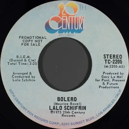 Lalo Schifrin - Bolero