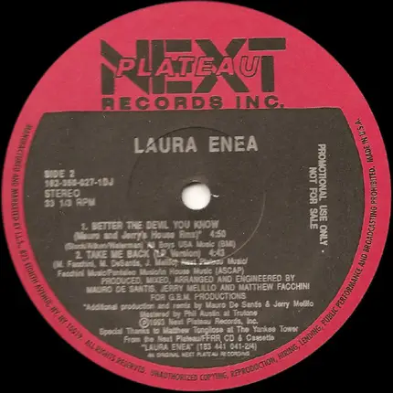 Laura Enea - Better The Devil You Know