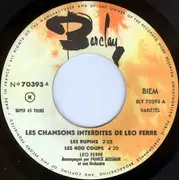 7'' - Léo Ferré - Les Chansons Interdites De Léo Ferré