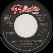 Leon & Mary Russell - Rainbow In Your Eyes / Love's Supposed To Be That Way