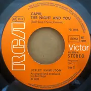 7inch Vinyl Single - Lesley Hamilton - Capri, The Night And You