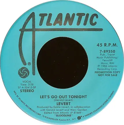 Levert - Let's Go Out Tonight