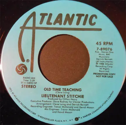 Lieutenant Stitchie - Old Time Teaching