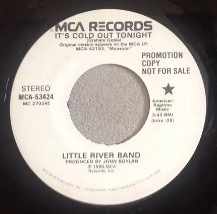 Little River Band - It's Cold Out Tonight