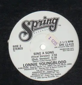 Lonnie Youngblood - Sing A Song