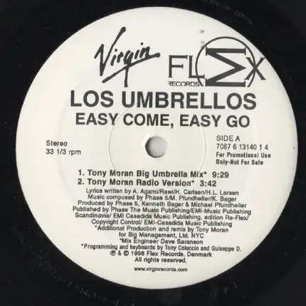 Los Umbrellos - Easy Come, Easy Go