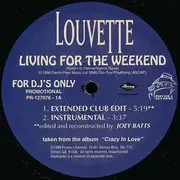 12inch Vinyl Single - Louvette - Living For The Weekend