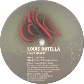louis botella - I Can't Stand It
