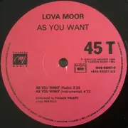 12inch Vinyl Single - Lova Moor - As You Want